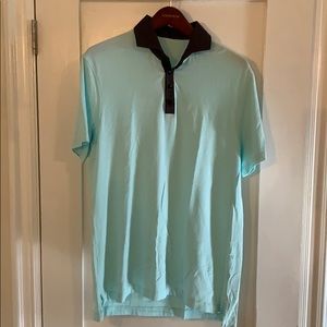 Lululemon men’s large polo shirt.